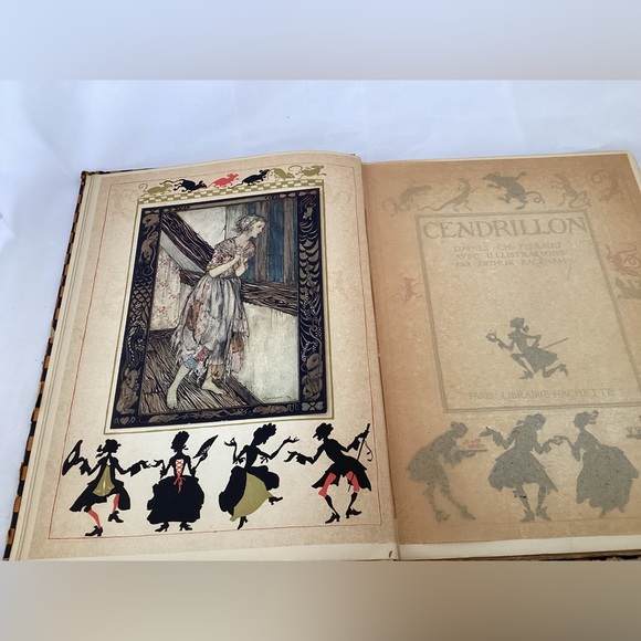 Cendrillon French Version Published By Hachette Illustrated By Arthur Rackham - Picture 7 of 16